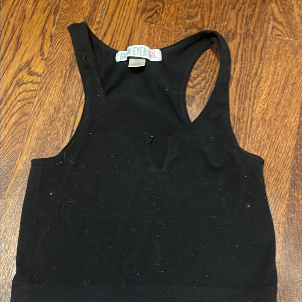 Black Tank Top by Green Eyed Girl